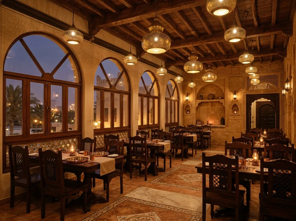 The Nattinpuram dining room