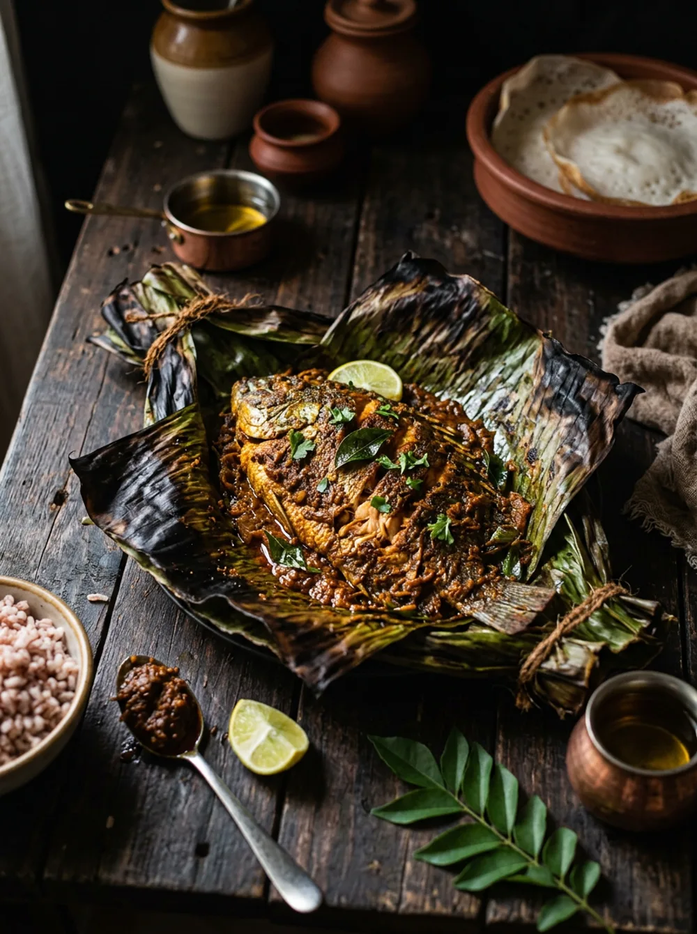 Kerala fish dish at Nattinpuram